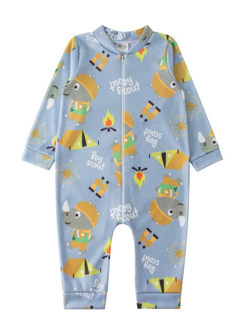 macacao infantil masculino soft boy scout mino s