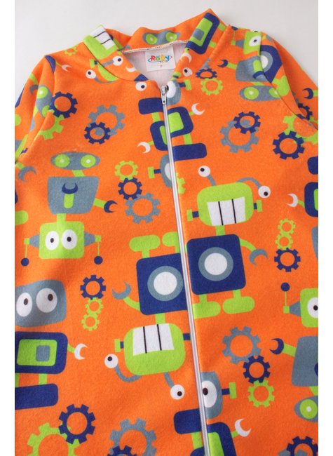 macacao infantil masculino soft robozinhos mino s 2