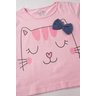 conjunto infantil feminino meia malhamoletinho cat menina doce 9