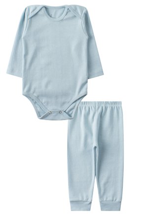 Kit Body Bebê 2 Peças Ribana Canelada Cute - Leninha Baby