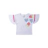 conjunto infantil feminino meia malhamoletinho flores menina doce 4