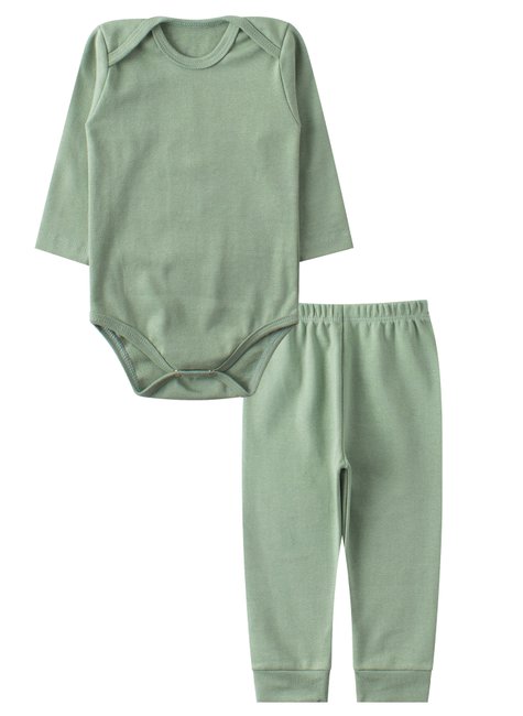 kit body bebe 2 pecas ribana canelada cool leninha baby 13