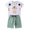 conjunto infantil masculino meia malhamoletinho little tiger good boy 11