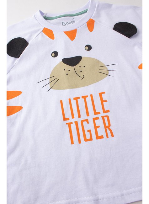 conjunto infantil masculino meia malhamoletinho little tiger good boy 14