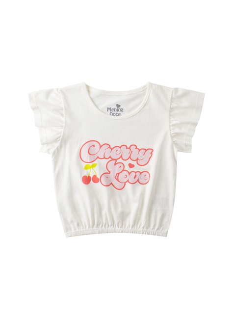conjunto infantil feminino meia malhamoletinho cherry love menina doce 7