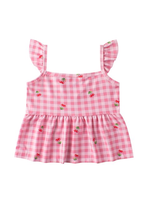 conjunto infantil feminino suplex sublimado cherry menina doce 5
