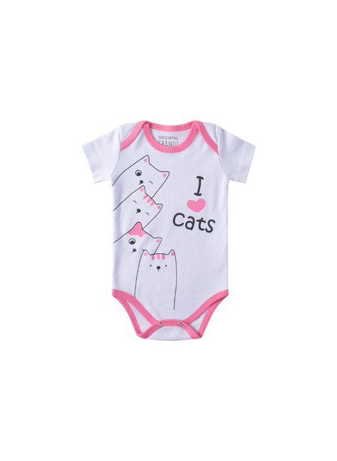 kit body bebe 3 pecas suedinesuedine sublimado cats pequeno big amor 2
