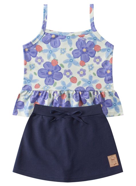 conjunto infantil feminino suplex sublimadomoletinho encantada menina doce