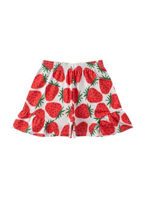 conjunto infantil feminino meia malhasuplex sublimado strawberries menina doce 3