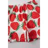 conjunto infantil feminino meia malhasuplex sublimado strawberries menina doce 5