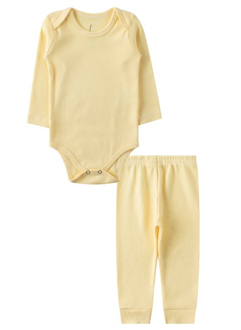 kit body bebe 2 pecas ribana canelada cute leninha baby 7