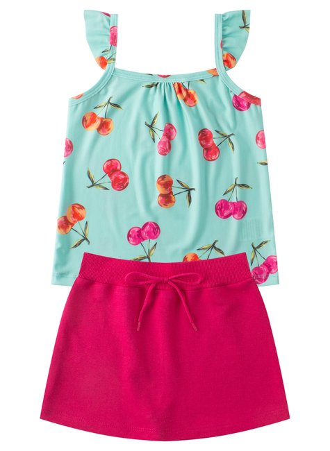 conjunto infantil feminino suplex sublimadomoletinho charme menina doce 6