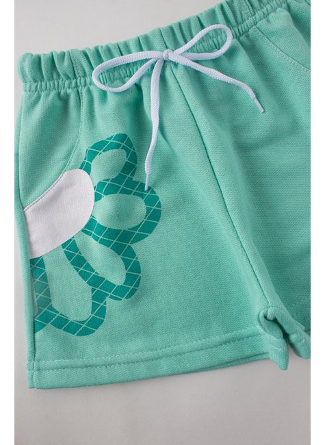 conjunto infantil feminino meia malhamoletinho florzinhas menina doce 10