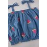 conjunto infantil feminino meia malhamoletinho watermelon menina doce 9