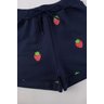 conjunto infantil feminino meia malhamoletinho love strawberry menina doce 10