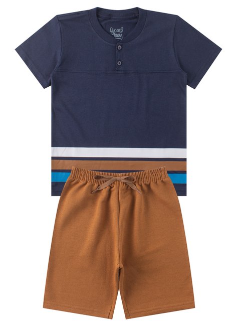 conjunto infantil masculino meia malhamoletinho estiloso good boy 6