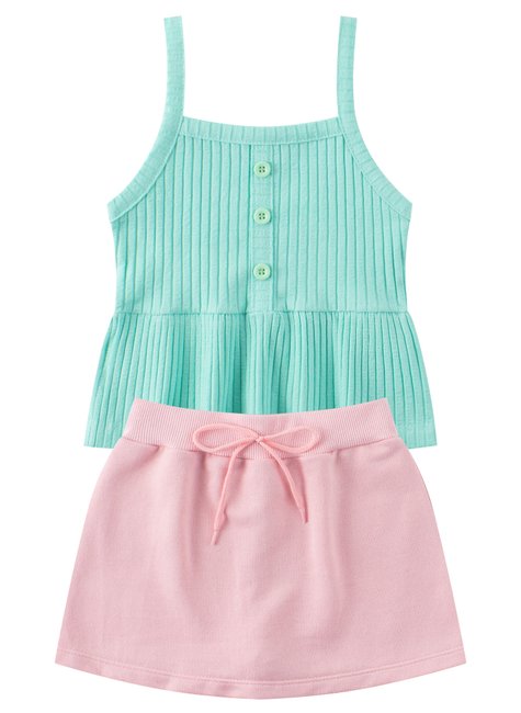 conjunto infantil feminino ribana caneladamoletinho linda menina doce