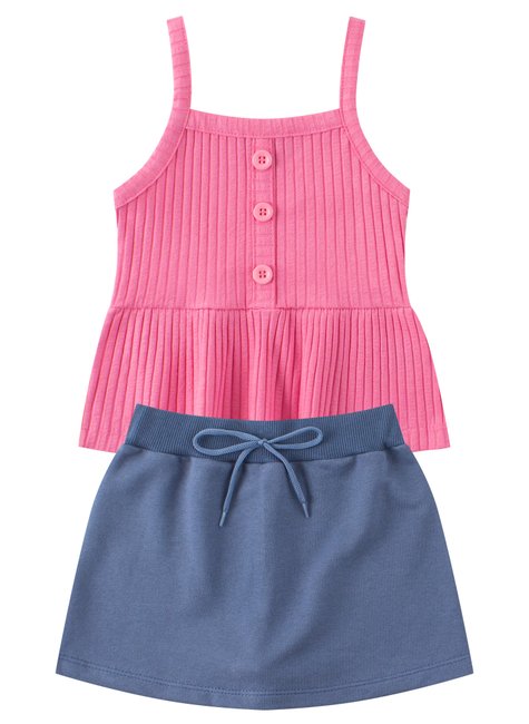 conjunto infantil feminino ribana caneladamoletinho linda menina doce 11