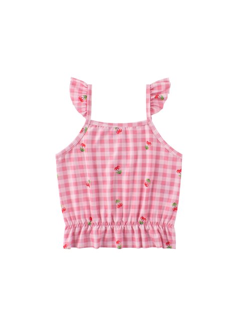 conjunto infantil feminino suplex sublimado cerejas menina doce 7
