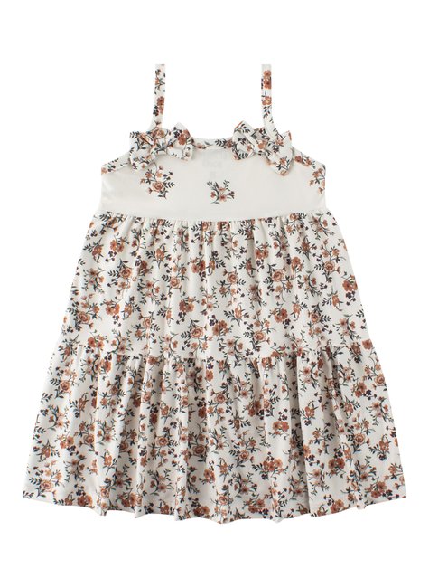 vestido infantil feminino suplex sublimado flores menina doce