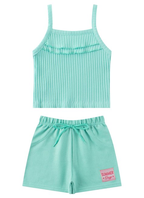 conjunto infantil feminino ribana caneladamoletinho bonita menina doce 6