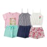 kit 3 conjuntos infantil feminino verao cool menina doce