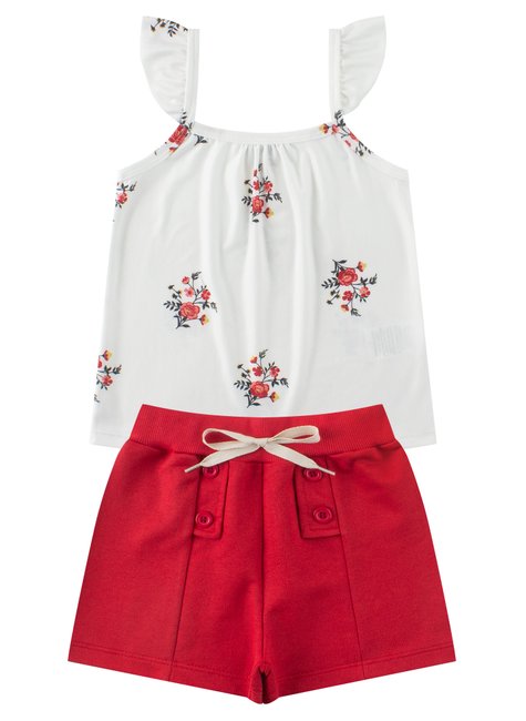 conjunto infantil feminino suplex sublimadomoletinho delicada menina doce