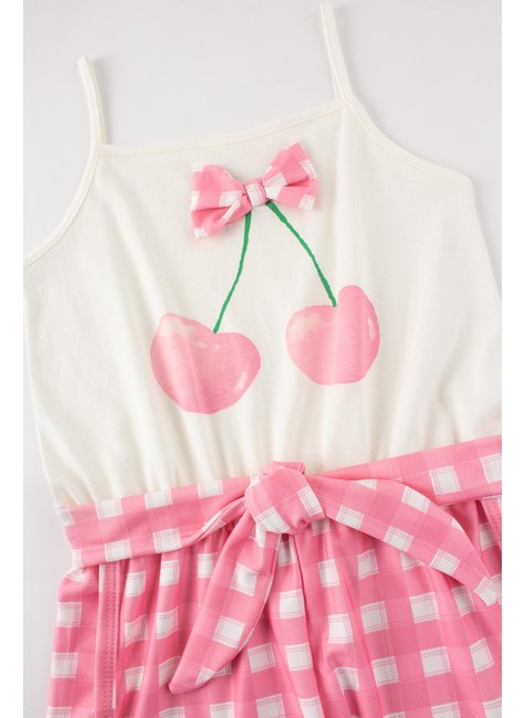 macacao infantil feminino meia malhasuplex sublimado cherry menina doce 2