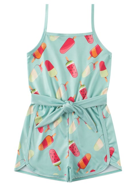macacao infantil feminino suplex sublimado summer menina doce