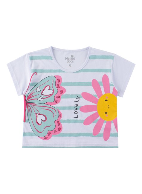 conjunto infantil feminino meia malhamoletinho lovely menina doce 2