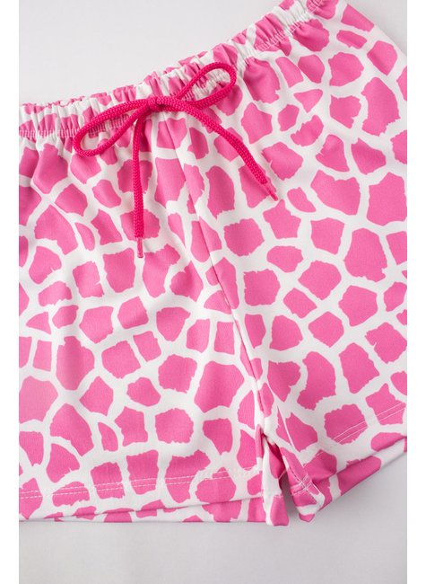 pijama infantil feminino meia malhasuplex sublimado girafa menina doce 5