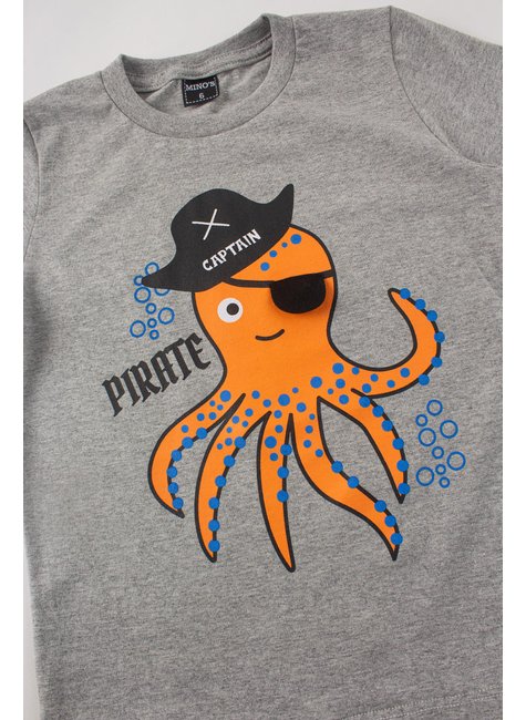 conjunto infantil masculino meia malhamoletinho rotativo pirate mino s 14