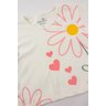 conjunto infantil feminino meia malhamoletinho flor menina doce 14