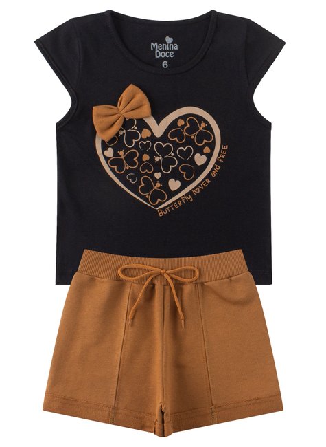 conjunto infantil feminino meia malhamoletinho lovely menina doce 21