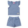 conjunto infantil feminino ribana canelada charme menina doce 6