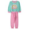 conjunto infantil feminino moletom peluciado colorful menina doce 11