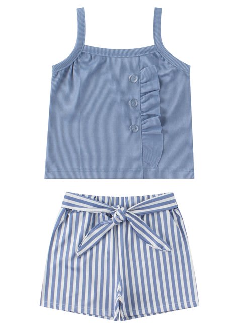 conjunto infantil feminino ribana caneladasuplex sublimado charme menina doce