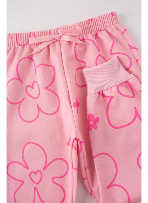 conjunto infantil feminino moletom sublimado peluciado flowers menina doce 15