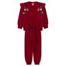 conjunto infantil feminino moletom peluciado butterfly menina doce 6