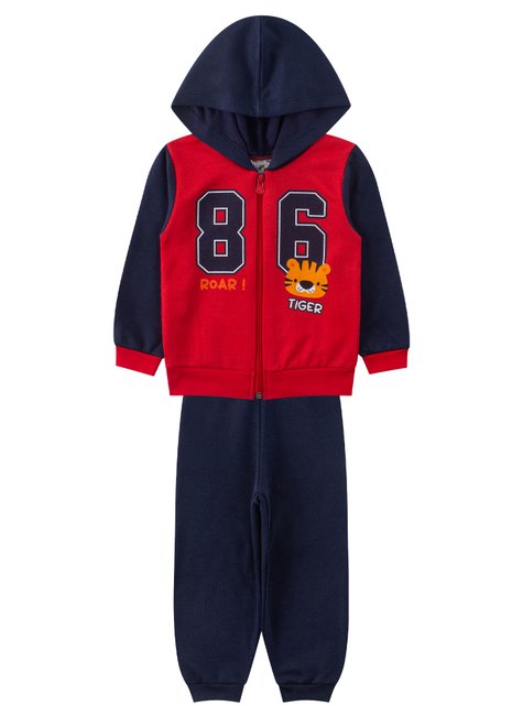 conjunto de bebe masculino moletom peluciado tiger primo s gueda