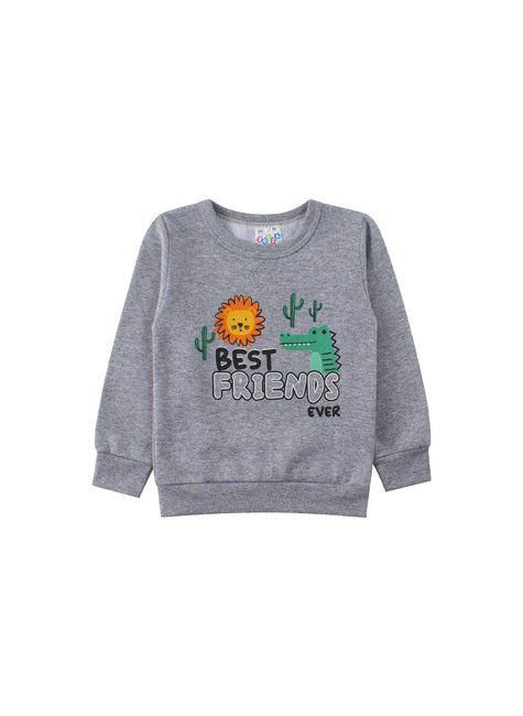 conjunto de bebe masculino moletom peluciadomoletom estampado best friends primo s gueda 12