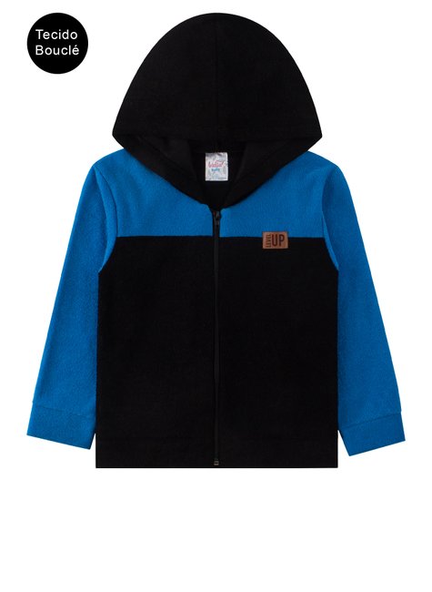 jaqueta infantil masculino boucle peluciado level up india baby