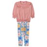 conjunto infantil feminino moletom peluciadosuplex sublimado bela menina doce