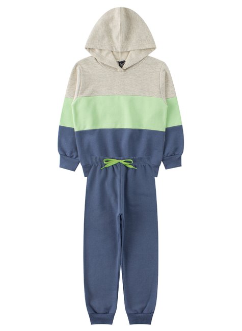 conjunto infantil masculino moletom peluciado cores good boy