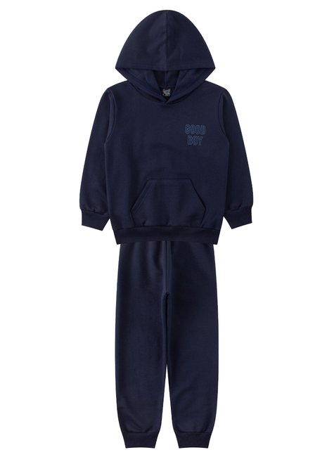 conjunto infantil masculino moletom peluciado estiloso good boy 11