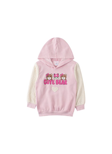 conjunto infantil feminino moletom peluciadopelo carneirinho cute bear india baby 12