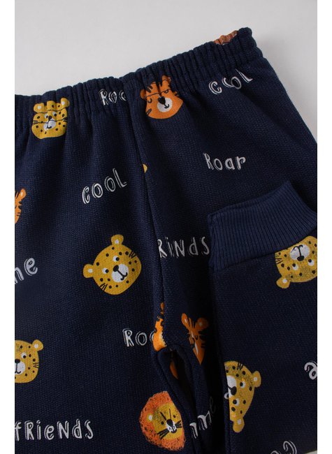 conjunto de bebe masculino moletom peluciadomoletom estampado cool friends viston 10