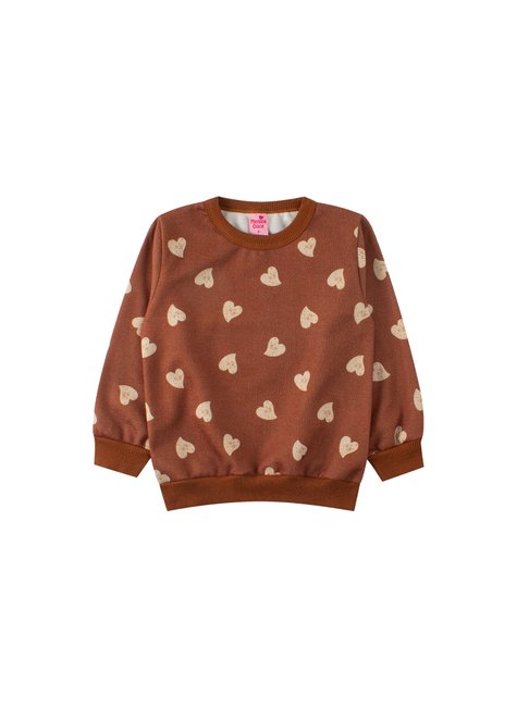 conjunto infantil feminino moletom sublimado peluciadomoletom peluciado coracoes menina doce 2