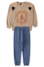 conjunto infantil masculino moletom peluciado lion mino s