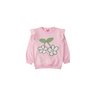 conjunto infantil feminino moletom peluciadosuplex sublimado flowers menina doce 12